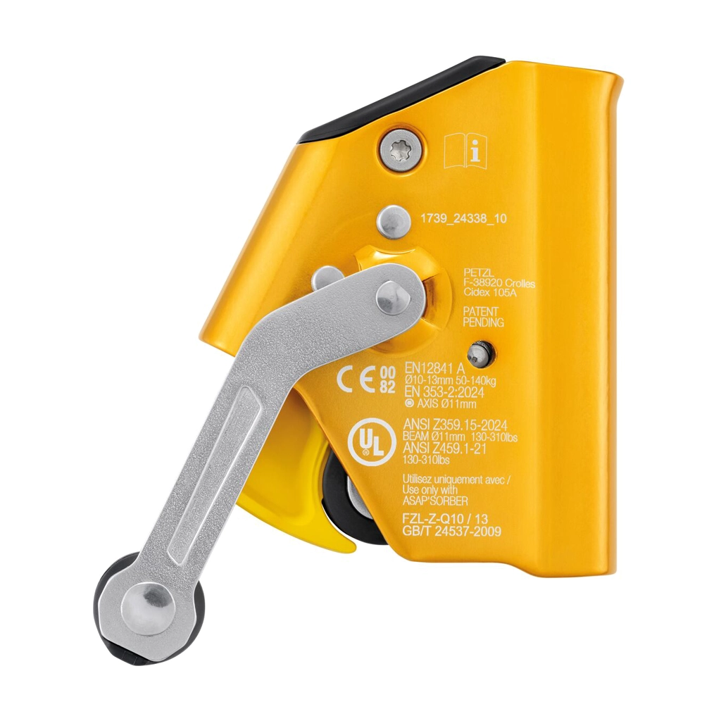 petzl asap lock anticaidas deslizante arrestador
