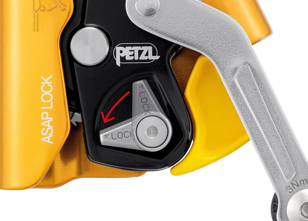 petzl asap lock anticaidas deslizante arrestador