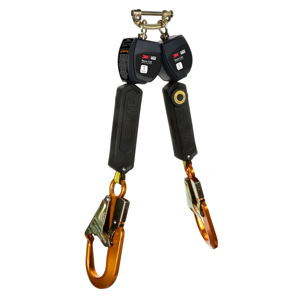 3M DBI-SALA NANO-LOK EDGE 3500231 – 8' Dual Leg Self-Retracting Lifeline Lanyard